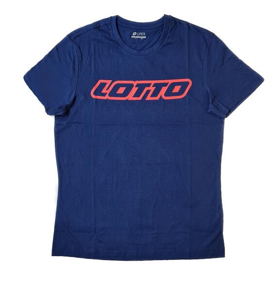 T-SHIRT uomo con logo Lotto